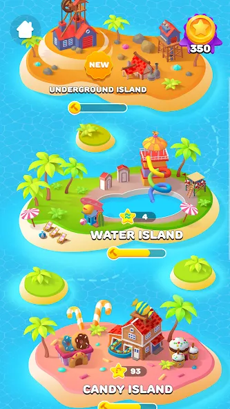 Скачать Sand Balls - Puzzle Game [MOD: безлимитные деньги и подсказки] — скриншот 5