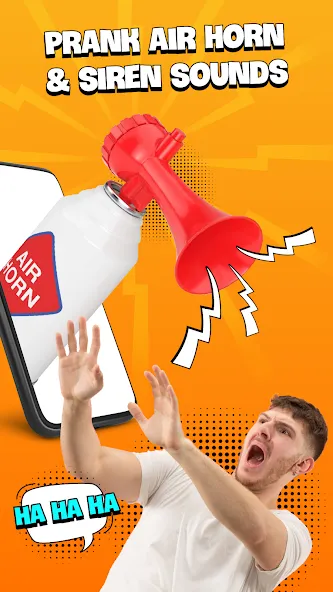 Prank Sounds Haircut, Air Horn [MOD: разблокированы все звуки и функции] на Андроид — скриншот 1