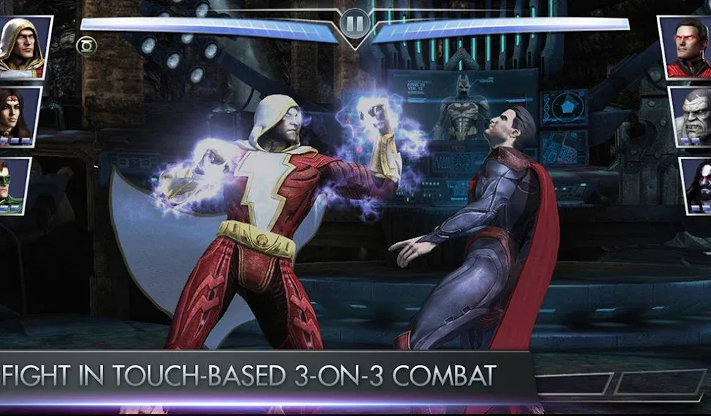 Взломанная Injustice: Gods Among Us [MOD: безлимитная энергия и все герои открыты] на Андроид — скриншот 2