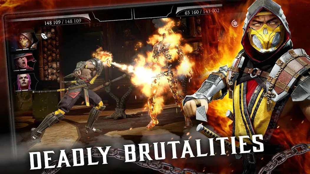 Mortal Kombat [MOD: безлимитные монеты и усиленные бойцы] последняя версия — скриншот 1