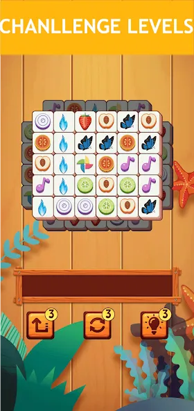 Взломанная Tile Match Pro [MOD: без рекламы и все уровни открыты] на Андроид — скриншот 3