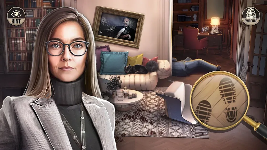 Взломанная Rooms & Exits Escape Room Game [MOD: безлимитные подсказки и открыты все комнаты] на Андроид — скриншот 1