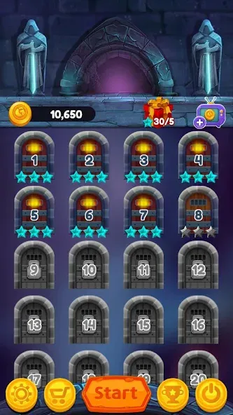 Jewels of Kingdom Knights [MOD: безлимитные монеты и жизни] — Скачать бесплатно (APK) — скриншот 1