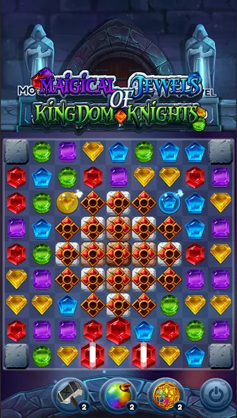 Jewels of Kingdom Knights [MOD: безлимитные монеты и жизни] — Скачать бесплатно (APK) — скриншот 4