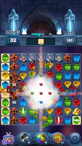 Jewels of Kingdom Knights [MOD: безлимитные монеты и жизни] — Скачать бесплатно (APK) — скриншот 5