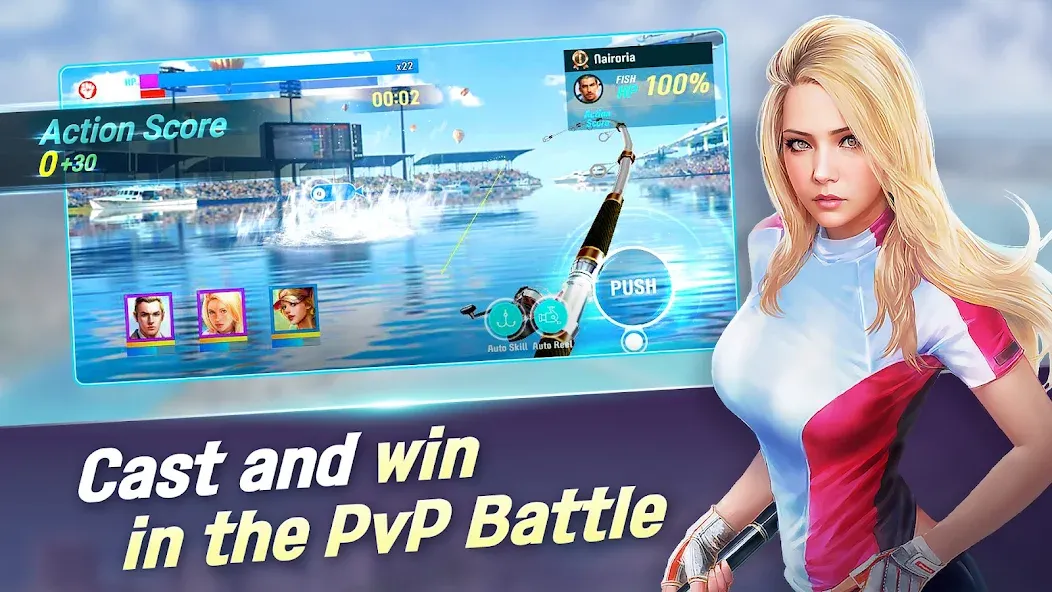 World Fishing Championship [MOD: безлимитные деньги и снасти] на Андроид — скриншот 2