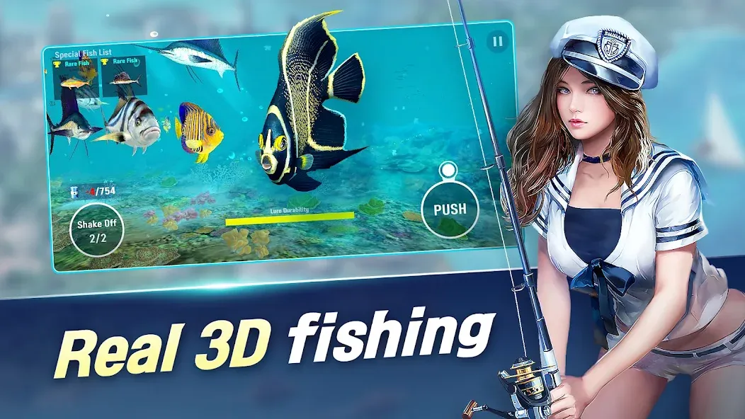 World Fishing Championship [MOD: безлимитные деньги и снасти] на Андроид — скриншот 4