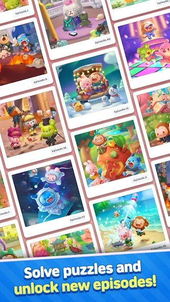 Скачать Anipang Match [MOD: безлимитные жизни и усилители] — скриншот 4