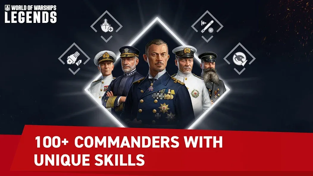 Взломанная World of Warships Legends PvP [MOD: много золота и свободный доступ] на Андроид — скриншот 2