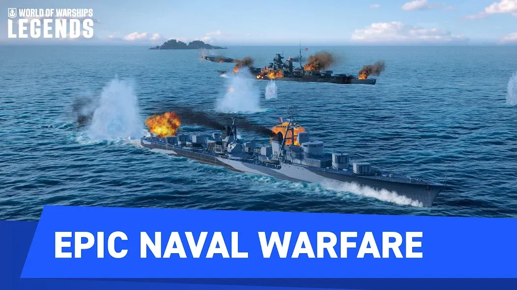 Взломанная World of Warships Legends PvP [MOD: много золота и свободный доступ] на Андроид — скриншот 4