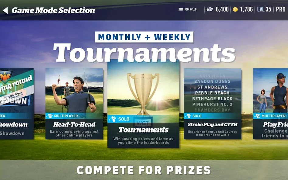 WGT Golf [MOD: безлимитные деньги и премиум] (Бесплатно / APK) — скриншот 4