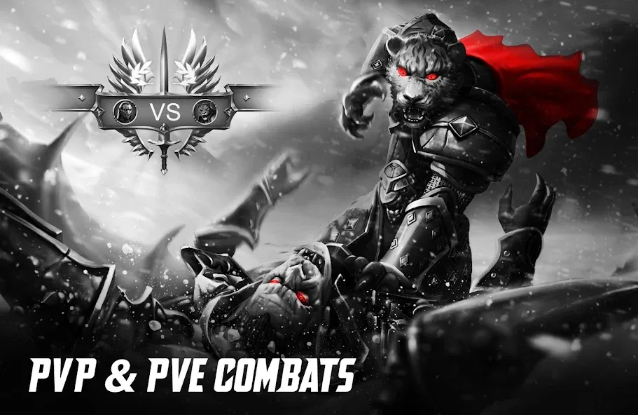 Скачать Blitz: Rise of Heroes [MOD: безлимитные ресурсы и усиленные герои] — скриншот 1