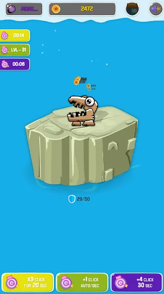 Epic Story of Monsters: Clicke [MOD: много денег и мощные монстры] — Скачать бесплатно (APK) — скриншот 5