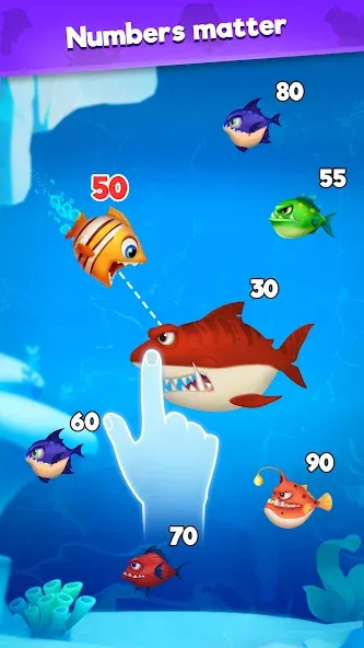 Fish Go.io - Be the fish king [MOD: много рыбы и быстрый рост] на Андроид — скриншот 2