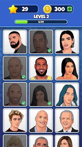 Who is it? Celeb Quiz Trivia [MOD: открыты все знаменитости и уровни] — Скачать бесплатно (APK) — скриншот 3