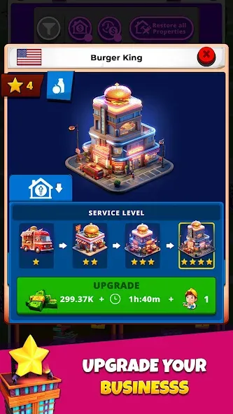 Скачать Geopoly: Tycoon NFT Idle Game [MOD: безлимитные деньги и nft-ресурсы] — скриншот 2