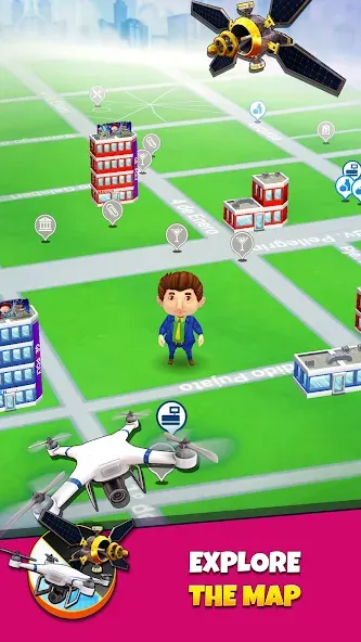 Скачать Geopoly: Tycoon NFT Idle Game [MOD: безлимитные деньги и nft-ресурсы] — скриншот 3