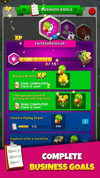 Скачать Geopoly: Tycoon NFT Idle Game [MOD: безлимитные деньги и nft-ресурсы] — скриншот 5