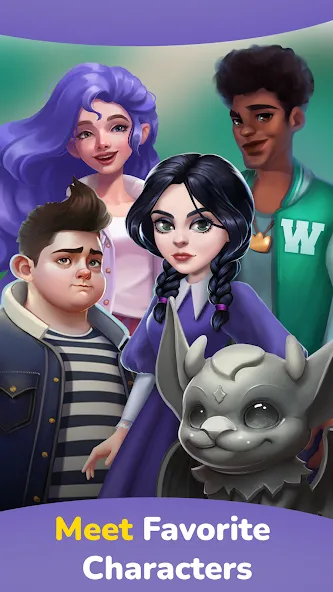 Скачать взлом Weekday Merge: Mansion Mystery [MOD: безлимитные монеты и открыты уровни] — скриншот 4