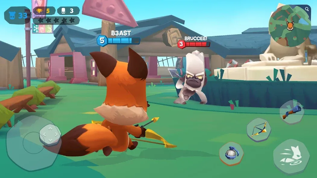 Скачать взлом Zooba: Fun Battle Royale Games [MOD: безлимитные деньги и все герои] — скриншот 3