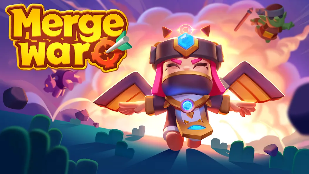 Скачать Merge War: Super Legion Master [MOD: безлимитные деньги и усиленная армия] — скриншот 1