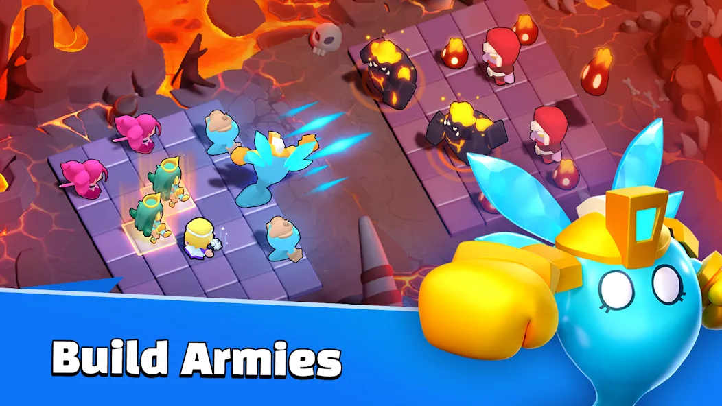 Скачать Merge War: Super Legion Master [MOD: безлимитные деньги и усиленная армия] — скриншот 5