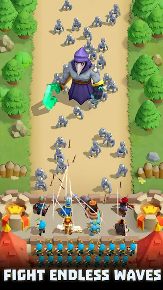 Wild Castle: Tower Defense TD [MOD: безлимитные монеты и усиленная защита башни] — Скачать бесплатно (APK) — скриншот 5