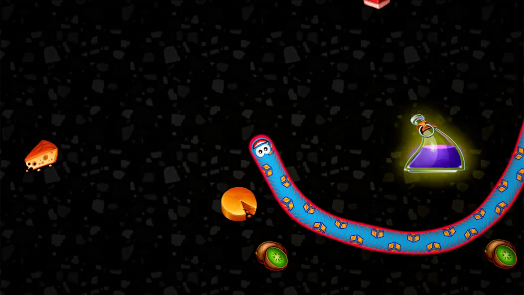 Скачать Worms Zone .io - Hungry Snake [MOD: без рекламы и много монет] — скриншот 4