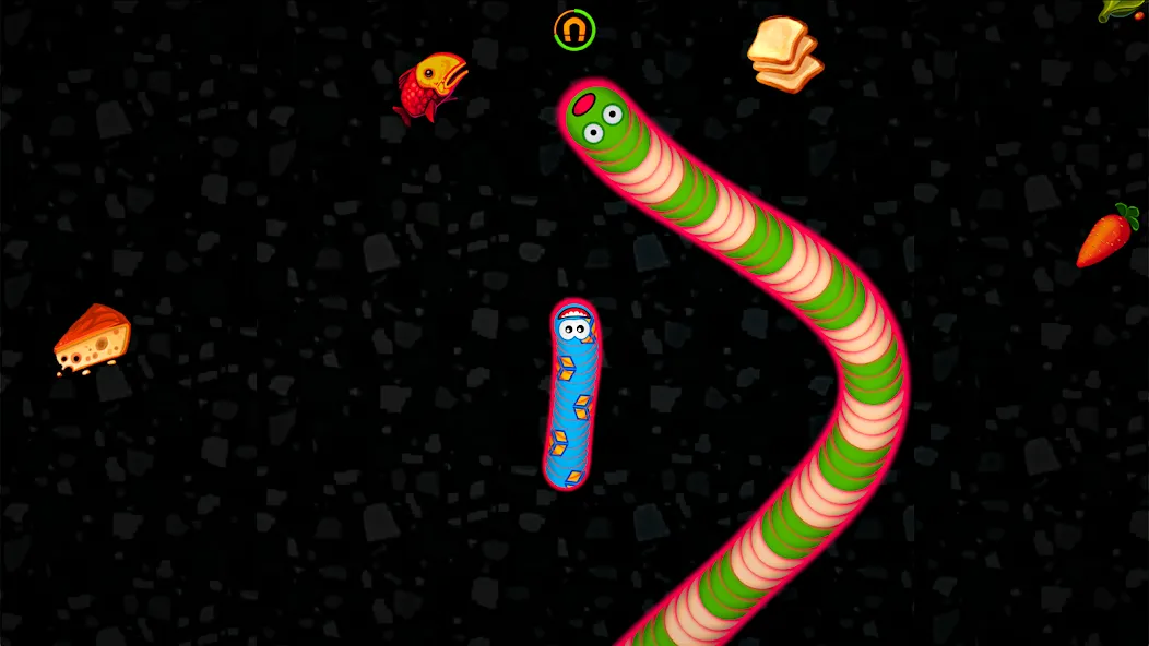 Скачать Worms Zone .io - Hungry Snake [MOD: без рекламы и много монет] — скриншот 5