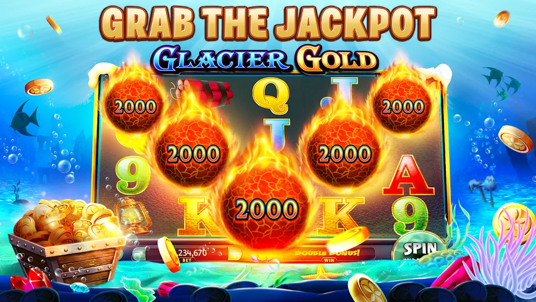 Gold Fish Casino Slot Games [MOD: безлимитные монеты и бонусы] последняя версия — скриншот 3