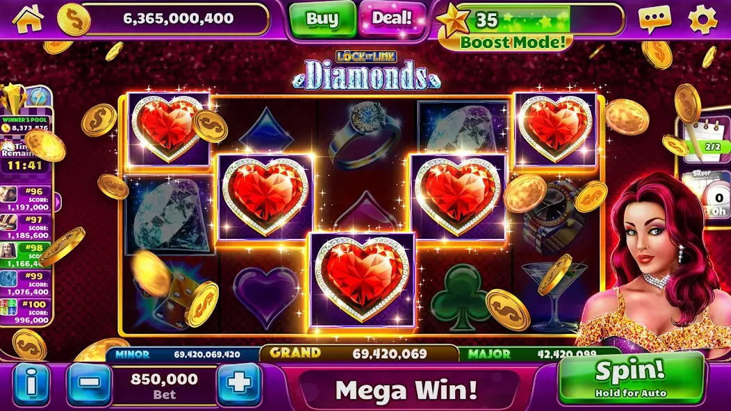 Jackpot Party Casino Slots [MOD: бесплатные спины и много монет] (Бесплатно / APK) — скриншот 5