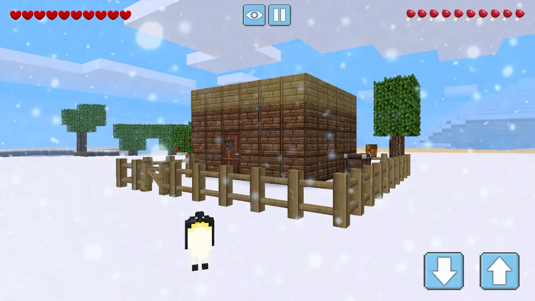 Скачать Winter Craft - Block Craft [MOD: зимнее выживание и бесконечные ресурсы] — скриншот 5