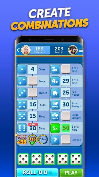 Скачать Dice With Buddies™ Social Game [MOD: безлимитные монеты и бонусы] — скриншот 3