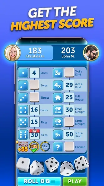 Скачать Dice With Buddies™ Social Game [MOD: безлимитные монеты и бонусы] — скриншот 4