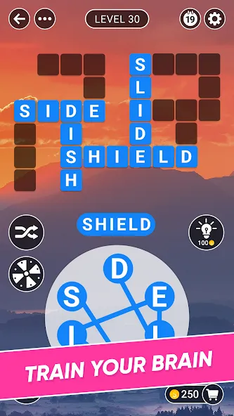 Скачать Word Farm Crossword [MOD: безлимитные подсказки и монеты] — скриншот 3