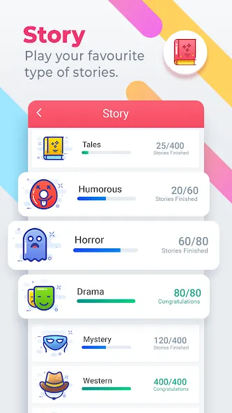 Скачать Word Search Colorful [MOD: подсказки доступны без ограничений] на телефон — скриншот 4