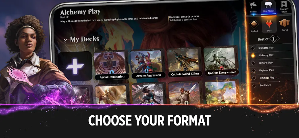 Скачать взлом Magic: The Gathering Arena [MOD: безлимитные ресурсы и все карты] — скриншот 5