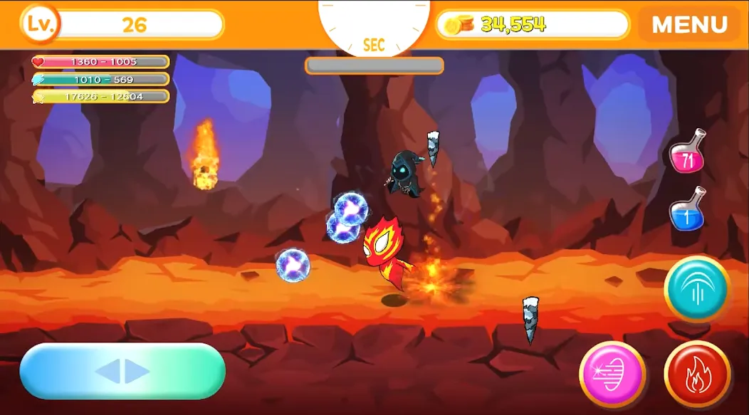 Скачать Sprit of Fire Ifrt [MOD: открыты все уровни и бонусы] — скриншот 5