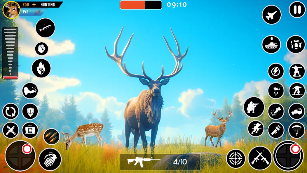Wild Animal Deer Hunting Games [MOD: безлимитные патроны и открытые локации] (Бесплатно / APK) — скриншот 4