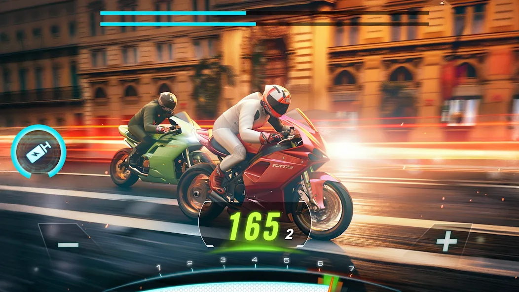 Скачать Motor Bike: Xtreme Races [MOD: безлимитные деньги и топливо] на телефон — скриншот 2