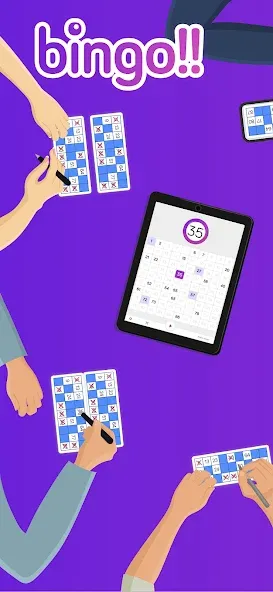 Скачать взлом bingo!! [MOD: безлимитные билеты и быстрые выигрыши] — скриншот 1