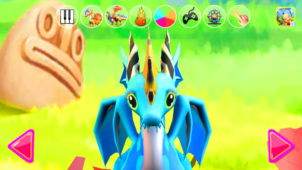 Скачать взлом Talking Dragon Family [MOD: безлимитные монеты и все драконы] — скриншот 1