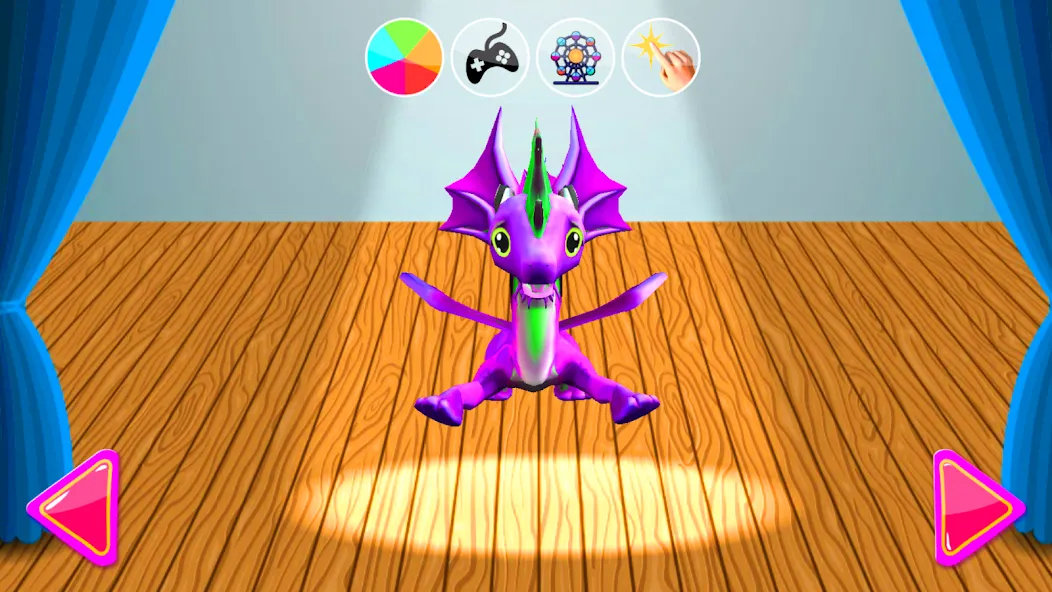 Скачать взлом Talking Dragon Family [MOD: безлимитные монеты и все драконы] — скриншот 2