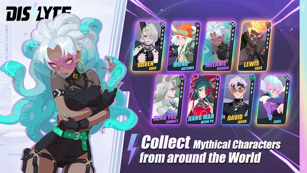 Взломанная Dislyte: Origin Miracle [MOD: безлимитные ресурсы и мощные герои] на Андроид — скриншот 1