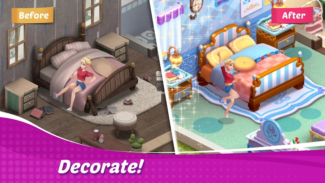 Скачать взлом Cooking Wonder: Cooking Games [MOD: безлимитные монеты и кристаллы] — скриншот 2
