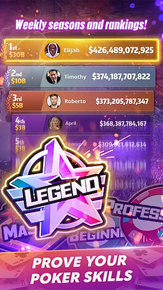 Скачать взлом Mega Hit Poker: Texas Holdem [MOD: безлимитные фишки и все функции открыты] — скриншот 5