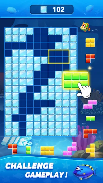 Block Ocean 1010 Puzzle Games [MOD: без рекламы и бесконечные подсказки] на Андроид — скриншот 2