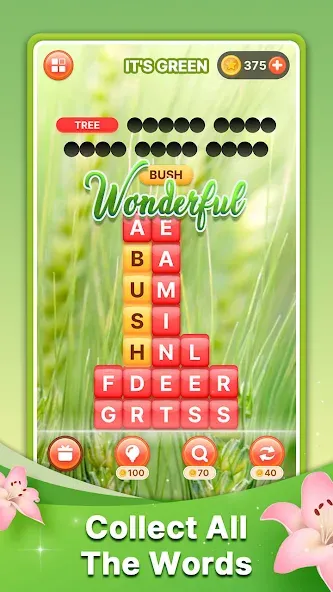 Word Search Block Puzzle Game [MOD: без рекламы и все уровни] — Скачать бесплатно (APK) — скриншот 2