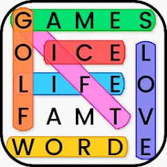 Скачать Word Search [MOD: безлимитные подсказки и открыты все уровни]