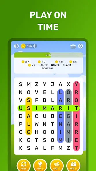 Скачать Word Search Puzzle Game [MOD: без рекламы и все уровни открыты] — скриншот 3